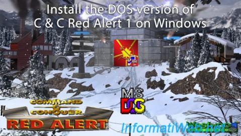 Install the DOS version of C & C Red Alert 1 on Windows XP to Windows 7