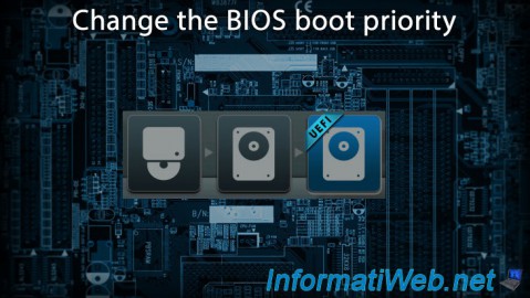 Change the BIOS boot priority