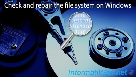 Check and repair the file system on Windows