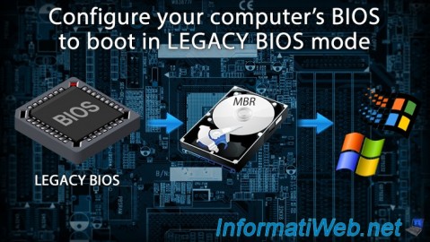 Configure your computer's BIOS to boot in LEGACY BIOS mode