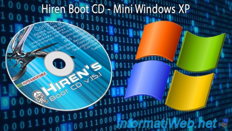 Complete presentation of the features of the Mini XP of Hiren Boot CD