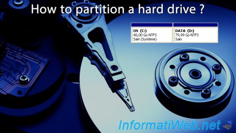 How to partition a hard drive ?