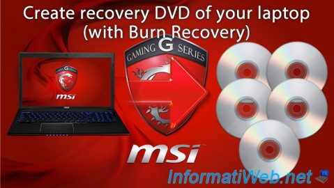 Create recovery DVD of your laptop (with Burn Recovery)