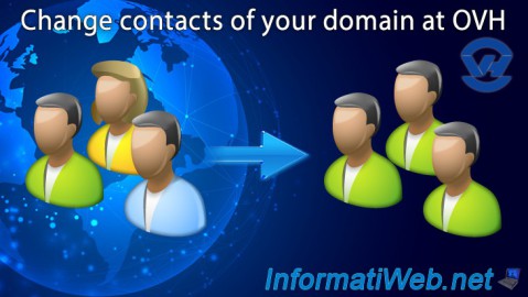 Change contacts of your domain at OVH