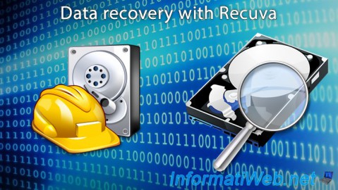 Data recovery with Recuva