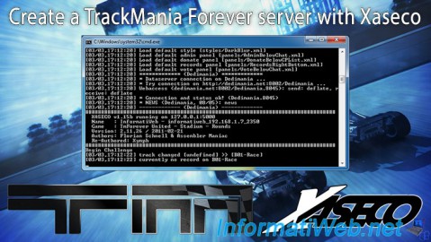 TrackMania Forever - Create a server with Xaseco