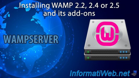 Installing WAMP 2.2, 2.4 or 2.5 and its add-ons