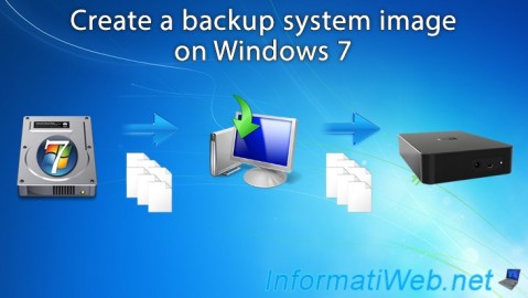 Create a Windows 7 system image and restore it from Windows or from its installation DVD