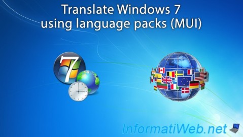 Translate Windows 7 interface using language packs (MUI)