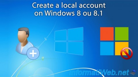 Create a local account on Windows 8 ou 8.1