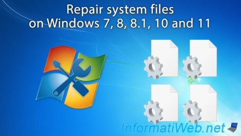 Repair system files on Windows 7, 8, 8.1, 10 and 11