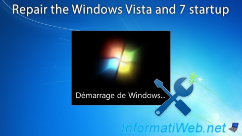 Repair the Windows Vista and 7 startup (boot, MBR, file system, ...)