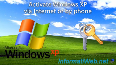 Activate Windows XP via Internet or by phone