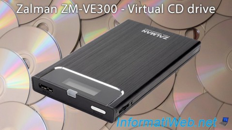 Zalman ZM-VE300 - Virtual CD drive and case for External HDD (or SSD)