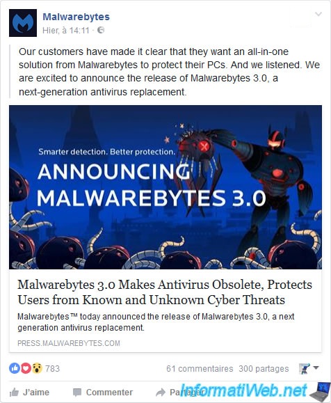 does malwarebytes work with avg antivirus