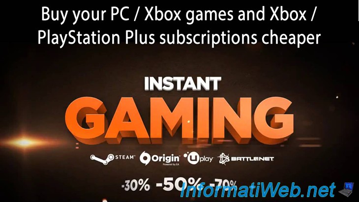 Buy your PC / Xbox games and Xbox / PlayStation Plus subscriptions