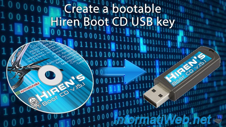 Ubrugelig svag romanforfatter Create a bootable Hiren Boot CD USB key - Live CD - Tutorials - InformatiWeb