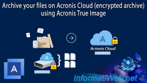 Acronis True Image - Archive your files on Acronis Cloud (encrypted archive)