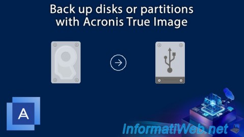 Acronis True Image - Backup disks or partitions
