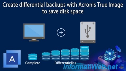 Acronis True Image - Create differential backups