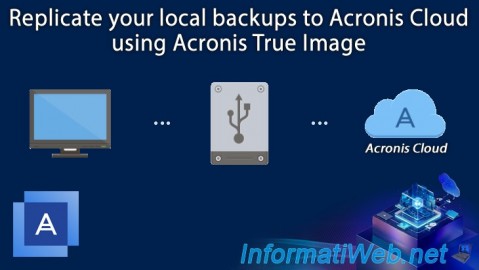Replicate your local backups to Acronis Cloud using Acronis True Image (Cyber ​​Protect Home Office)