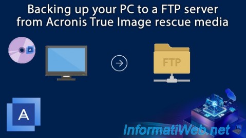 Acronis True Image - Rescue Media - Backing up your PC to a FTP server