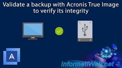 Acronis True Image - Validate a backup