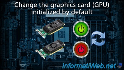 Change the graphics card (GPU) initialized by default to pass the other to a virtual machine