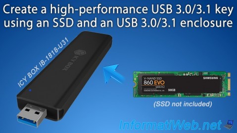 Create a high-performance USB 3.0/3.1 key