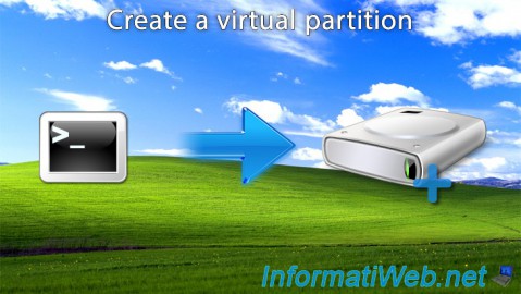 Create a virtual partition thanks to the SUBST command