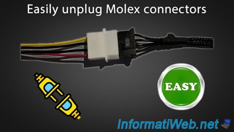 Easily unplug Molex connectors