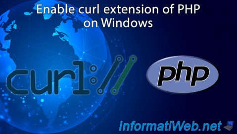 Enable curl extension of PHP on Windows