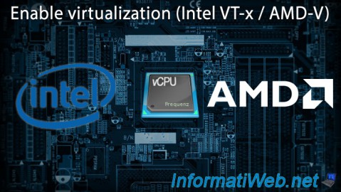 Enable processor virtualization (Intel VT-X / AMD-V) in the BIOS