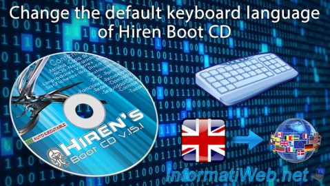 Change the language used by default for the keyboard in Hiren Boot CD (HBCD)