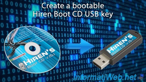 Create a bootable Hiren Boot CD USB key