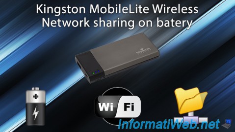Kingston MobileLite Wireless - Network sharing on batery and USB battery