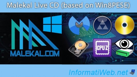 Malekal Live CD - Presentation of the live CD (Win8PESE) features