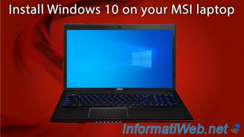 Install Windows 10 on your MSI GE60 2OE laptop