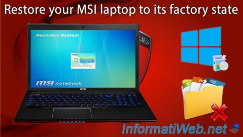 Restore your MSI laptop to its factory state