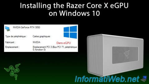 Razer Core X - Installing the eGPU on Windows 10