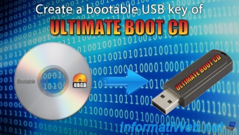 UBCD - Create a bootable Ultimate Boot CD USB key