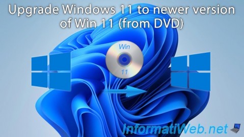 Upgrade your Windows 11 PC to a more recent version of this OS from its installation DVD