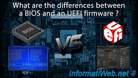 What are the differences between a BIOS and an UEFI firmware ?
