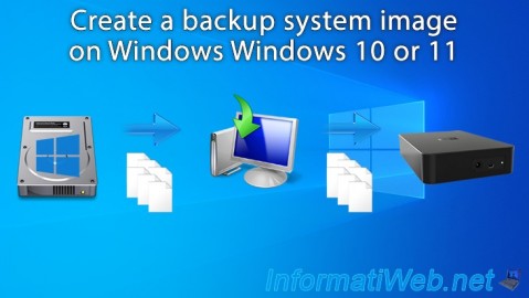 Create a Windows 10 or Windows 11 system image and restore it from Windows or from its installation DVD