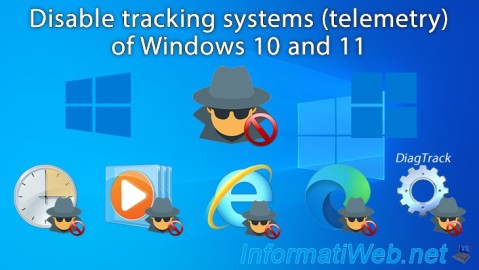 Disable tracking systems (telemetry) of Windows 10 and 11