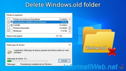 Windows 10 - Delete Windows.old folder