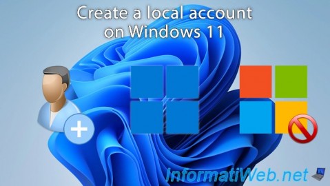 Create a local account on Windows 11