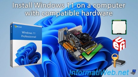 Install Windows 11 on a computer with compatible hardware
