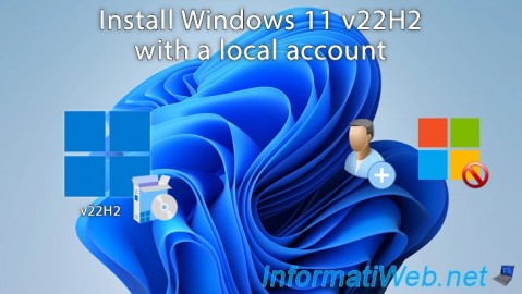 Install Windows 11 v22H2 by creating a local account