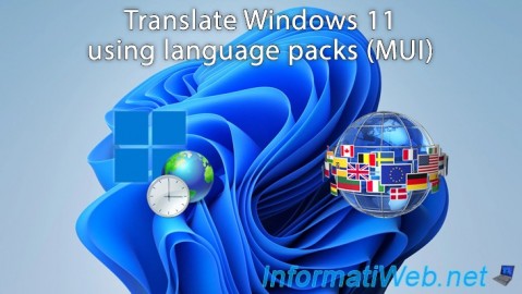 Translate Windows 11 interface using language packs (MUI)